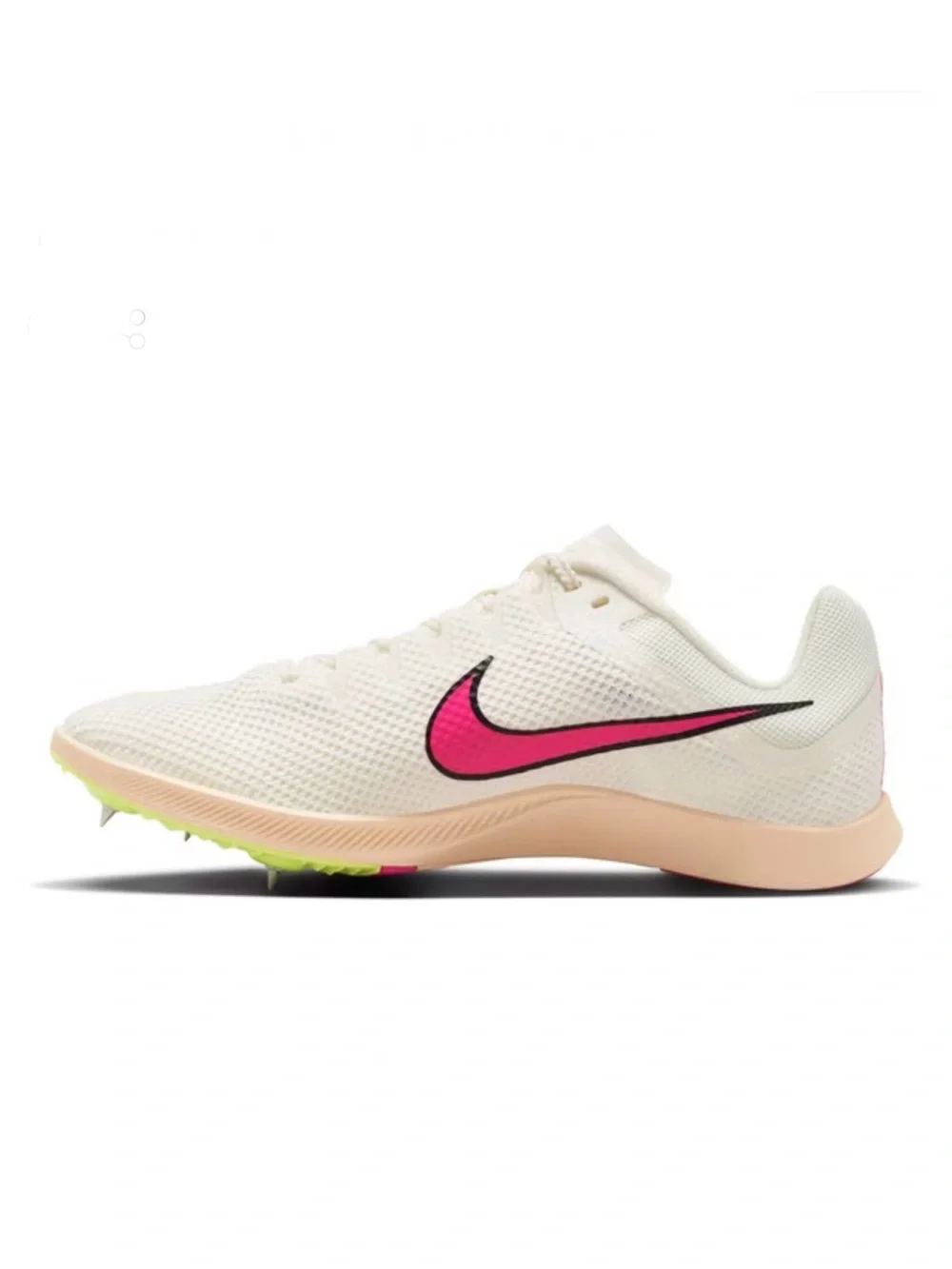 Nike Zoom Rival Distance Unisex Track & Field Shoes Track Spikes wit Pink Swoosh
